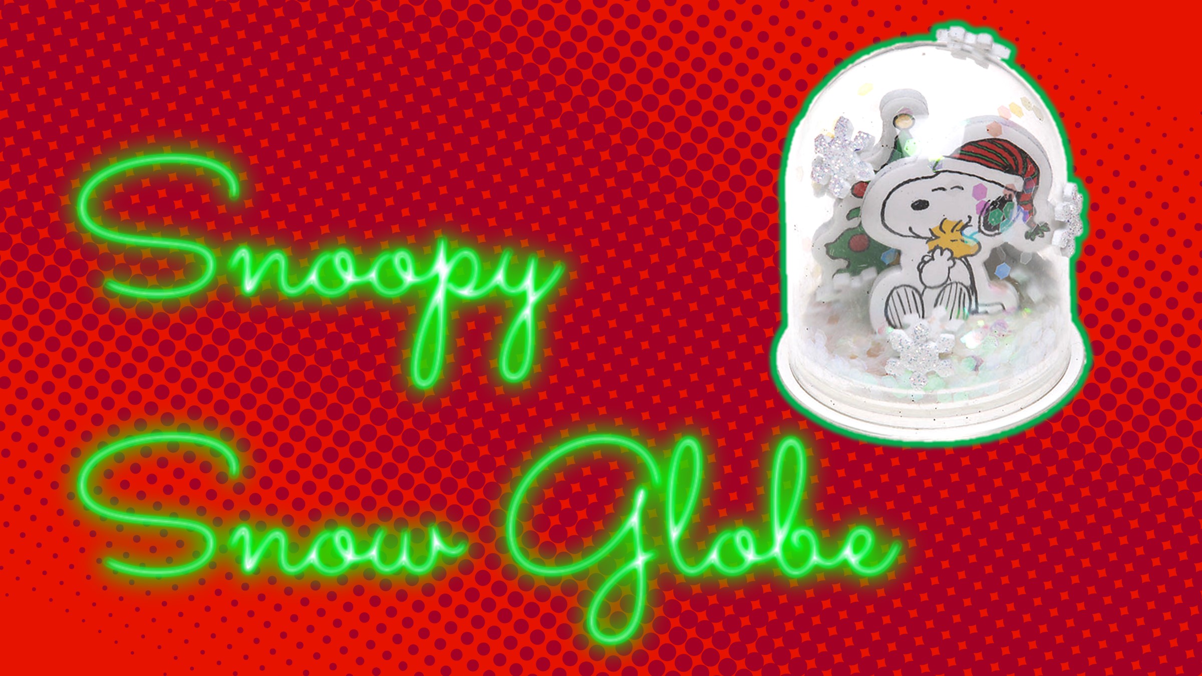 Turner Take Home Snoopy Snow Globe Kansas City, Kansas Public Library